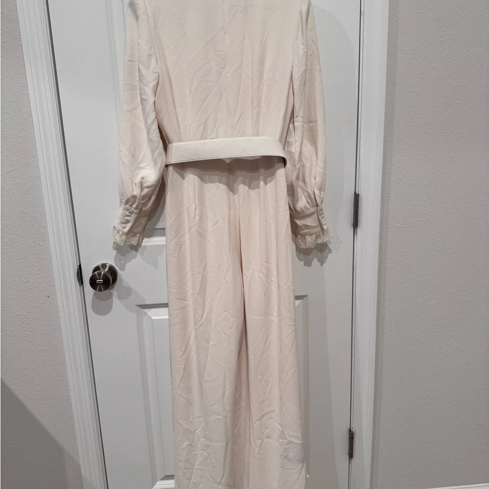 Antonio Melanie colab with Nicola Bathie Ivory Belted Jumpsuit - Picture 6 of 6